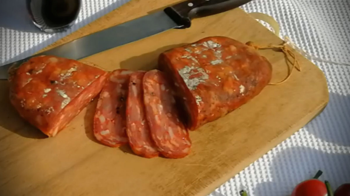soppressata calabrese fatta in casa, how to make soppressata calabrese original italian salami recipe, cuoredicioccolato